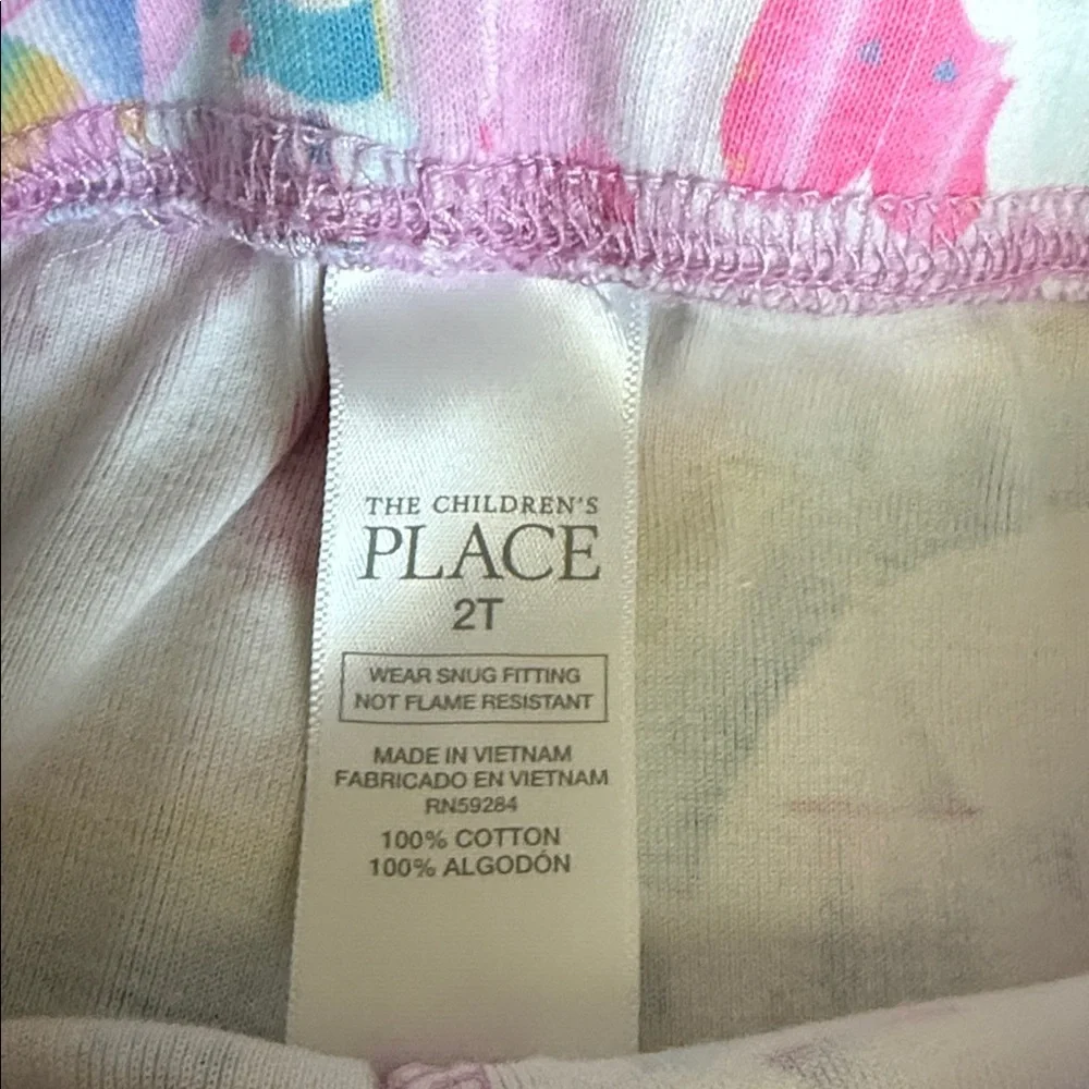 The Children's Place‎ Rainbow Castle Print Pajama Set Size 2T